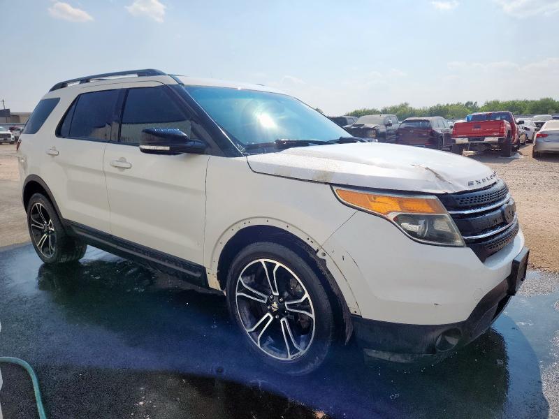 1FM5K8GT4FGA69042 - 2015 FORD EXPLORER SPORT Ақ фото 4
