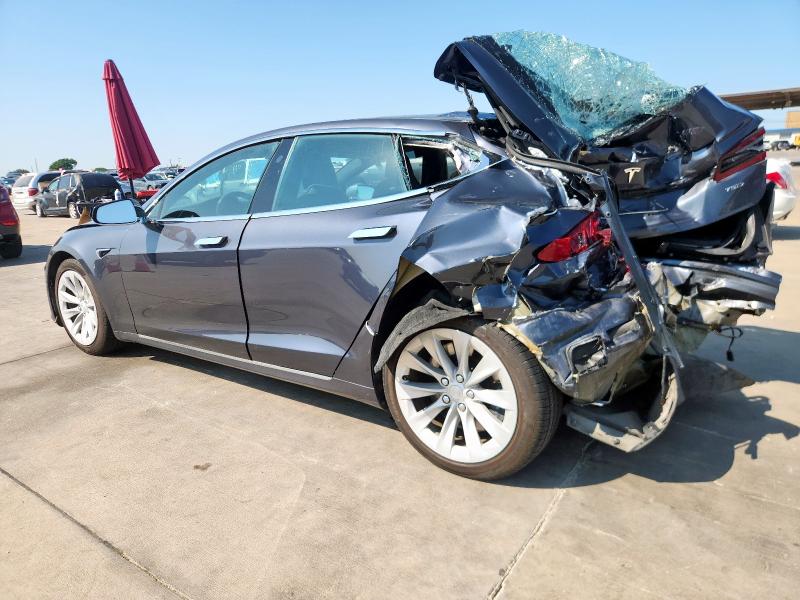 5YJSA1E27JF244396 - 2018 TESLA MODEL S Կապույտ լուսանկար 2