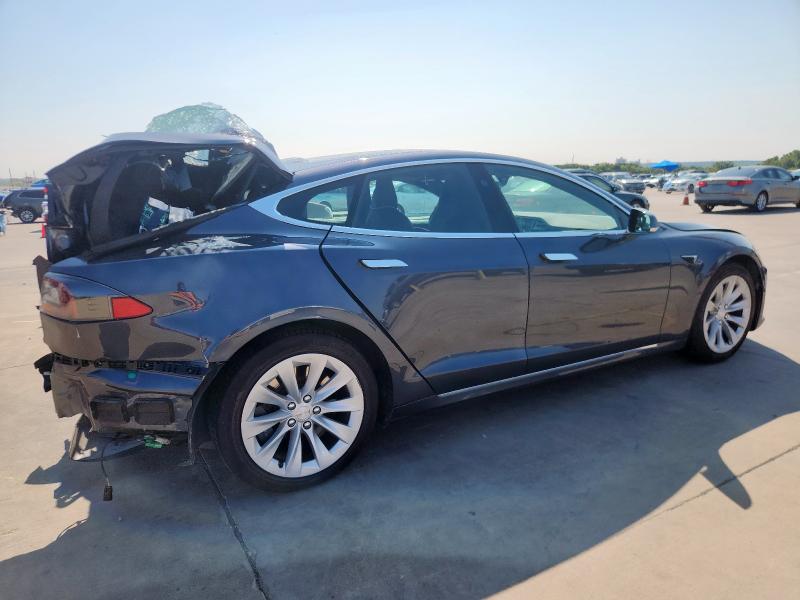 5YJSA1E27JF244396 - 2018 TESLA MODEL S Կապույտ լուսանկար 3