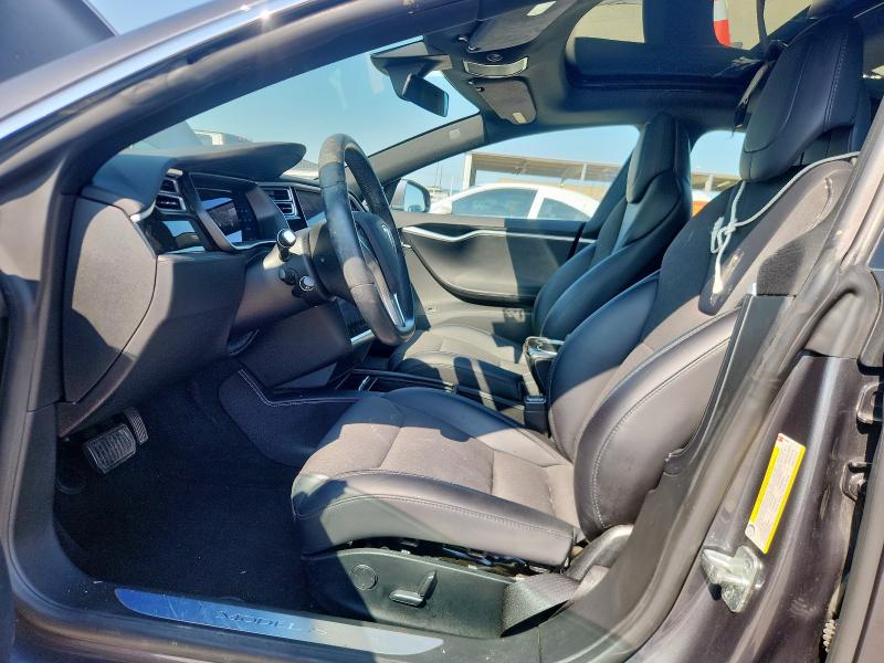 5YJSA1E27JF244396 - 2018 TESLA MODEL S Կապույտ լուսանկար 7