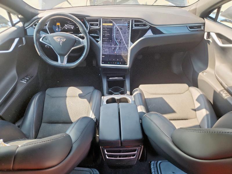 5YJSA1E27JF244396 - 2018 TESLA MODEL S Կապույտ լուսանկար 8