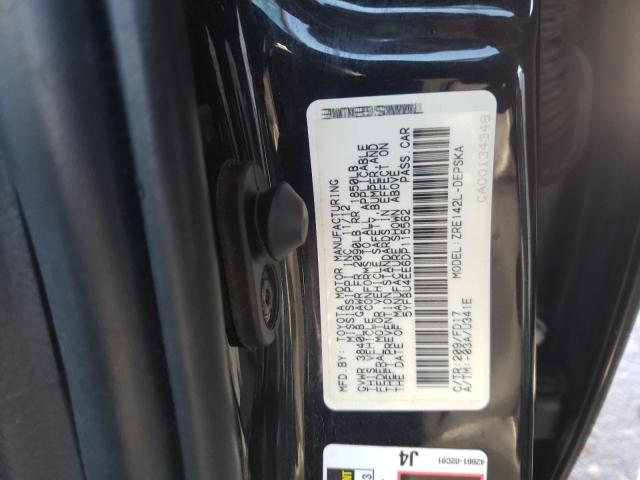 5YFBU4EE6DP115562 - 2013 TOYOTA COROLLA BASE BLACK photo 13