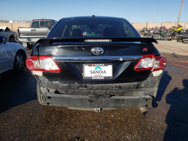 5YFBU4EE6DP115562 - 2013 TOYOTA COROLLA BASE BLACK photo 6
