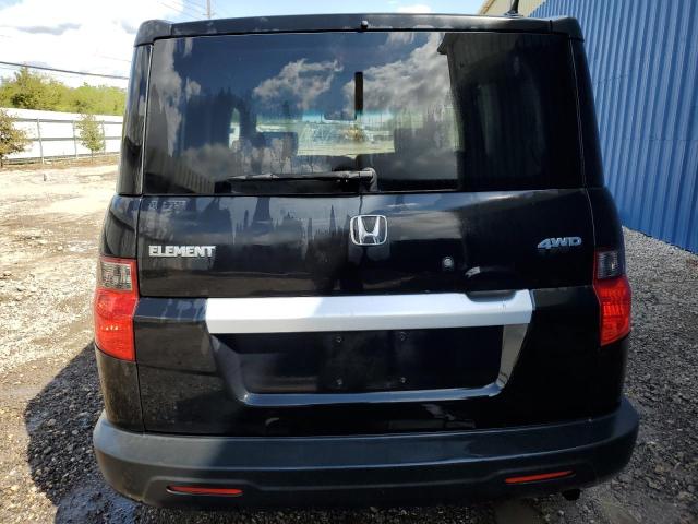 5J6YH2H72BL007259 - 2011 HONDA ELEMENT EX BLACK photo 6