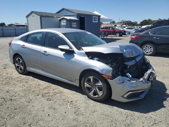 19XFC2F62KE209338 - 2019 HONDA CIVIC LX SILVER photo 4