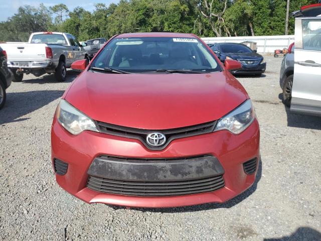 5YFBURHE0FP264237 - 2015 TOYOTA COROLLA L RED photo 5