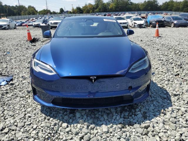 5YJSA1E5XMF441609 - 2021 TESLA MODEL S Bleu photo 5