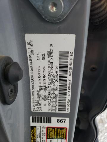 3TMCZ5AN7MM436325 - 2021 TOYOTA TACOMA DOUBLE CAB Күміс фото 13