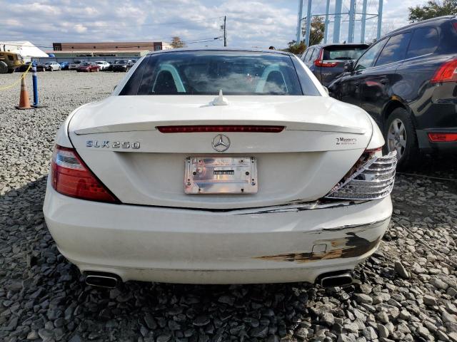 WDDPK4HA0DF065971 - 2013 MERCEDES-BENZ SLK 250 WHITE photo 6