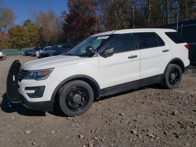 1FM5K8AR4HGB54656 - 2017 FORD EXPLORER POLICE INTERCEPTOR WHITE photo 1