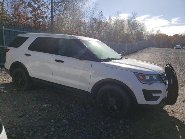 1FM5K8AR4HGB54656 - 2017 FORD EXPLORER POLICE INTERCEPTOR أبيض صورة 4