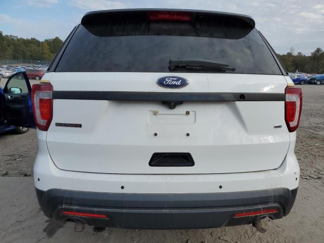 1FM5K8AR4HGB54656 - 2017 FORD EXPLORER POLICE INTERCEPTOR أبيض صورة 6