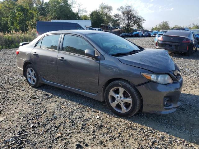 2T1BU4EE6DC024890 - 2013 TOYOTA COROLLA BASE GRAY photo 4