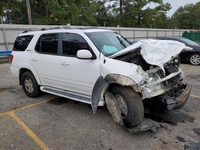 5TDZT38A32S103474 - 2002 TOYOTA SEQUOIA LIMITED WHITE photo 4