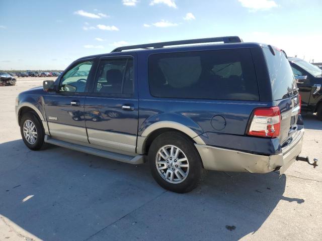 1FMFK17547LA17156 - 2007 FORD EXPEDITION EL EDDIE BAUER BLUE photo 2