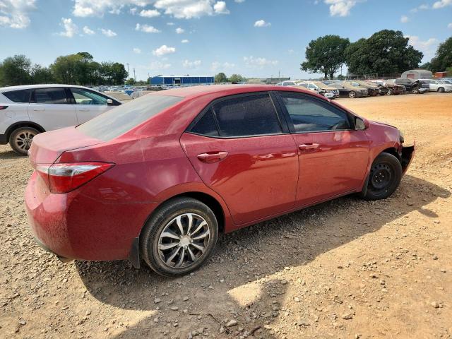 2T1BURHE0GC681794 - 2016 TOYOTA COROLLA L RED photo 3