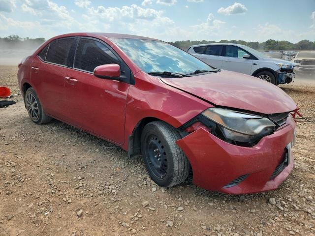 2T1BURHE0GC681794 - 2016 TOYOTA COROLLA L RED photo 4