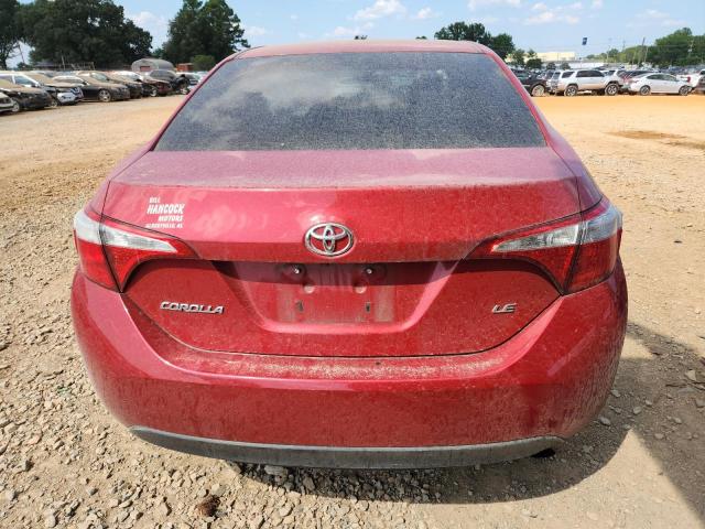 2T1BURHE0GC681794 - 2016 TOYOTA COROLLA L RED photo 6