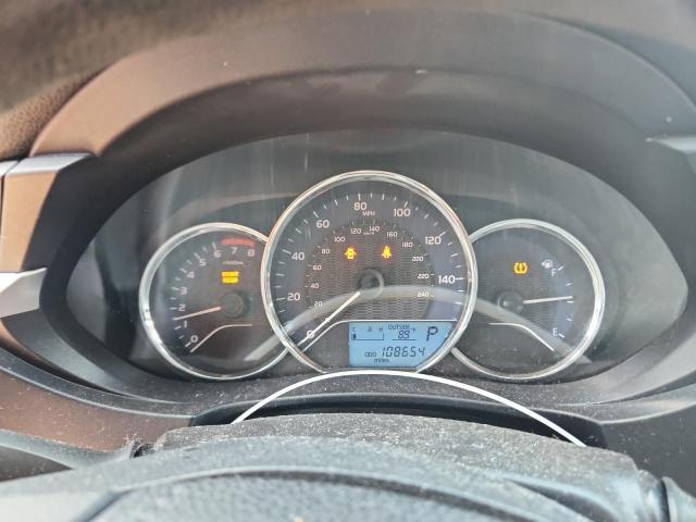 2T1BURHE0GC681794 - 2016 TOYOTA COROLLA L RED photo 9