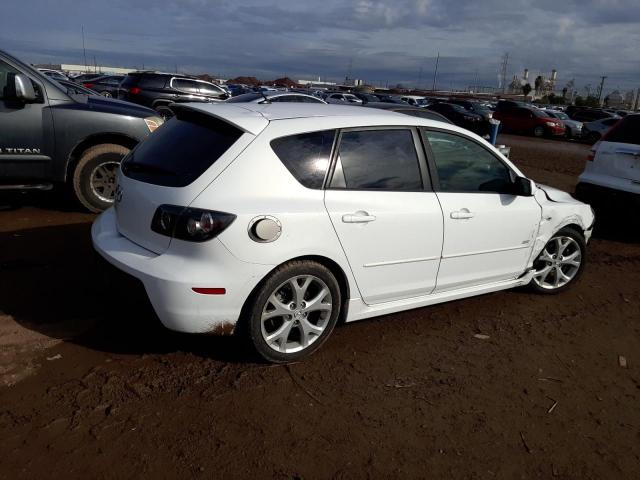 JM1BK343381115559 - 2008 MAZDA 3 HATCHBACK WHITE photo 3