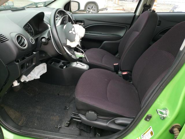 ML32A4HJ8EH022947 - 2014 MITSUBISHI MIRAGE ES GREEN photo 7