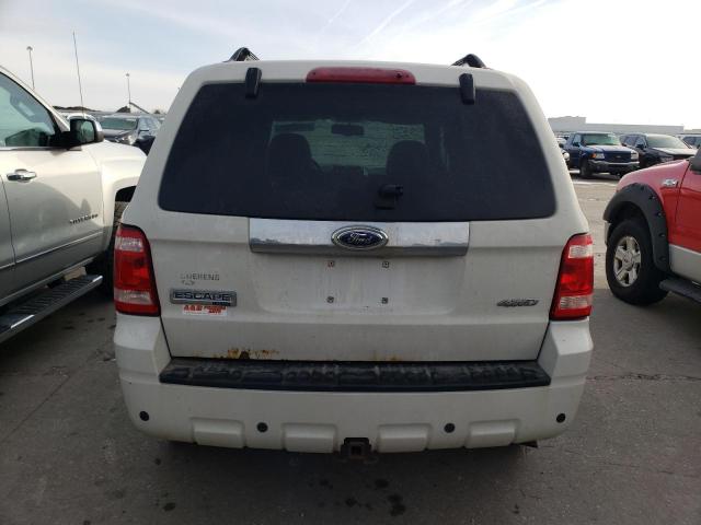 1FMCU94G99KB27503 - 2009 FORD ESCAPE LIMITED WHITE photo 6