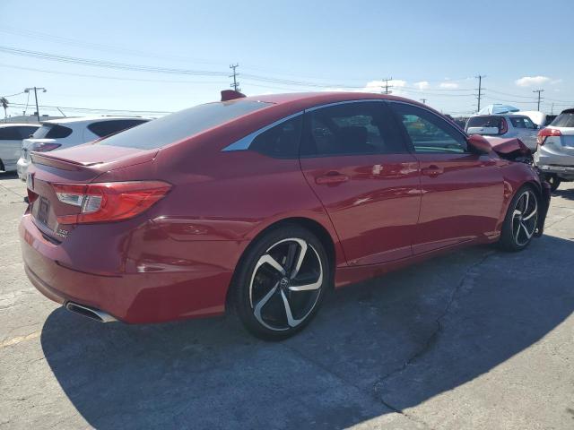 1HGCV2F30KA033784 - 2019 HONDA ACCORD SPORT Rouge photo 3