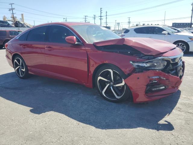 1HGCV2F30KA033784 - 2019 HONDA ACCORD SPORT Rouge photo 4