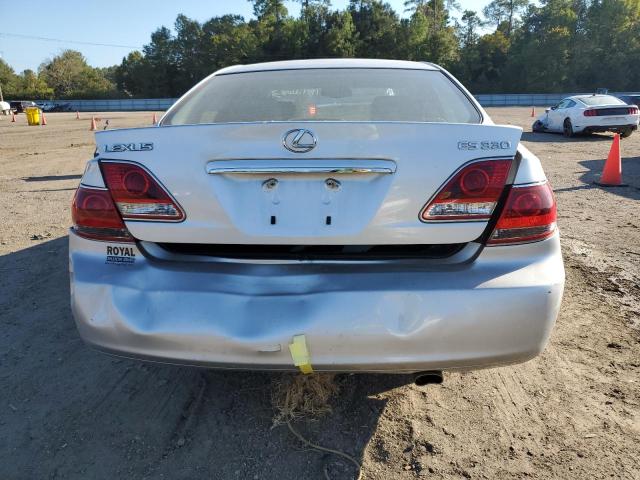 JTHBA30G165162556 - 2006 LEXUS ES 330 SILVER photo 6