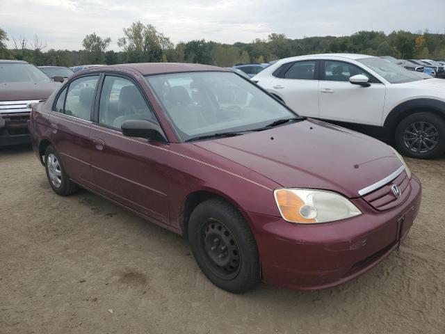 2HGES16513H523389 - 2003 HONDA CIVIC LX MAROON photo 4