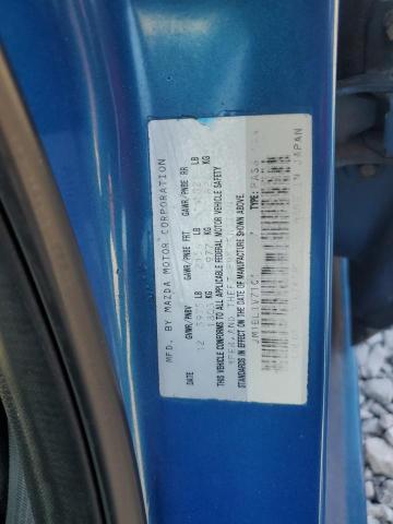 JM1BL1V71C1692117 - 2012 MAZDA 3 I BLUE photo 12