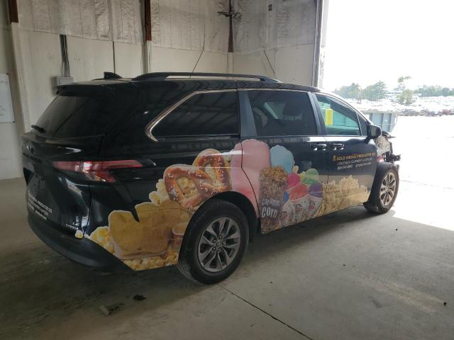 5TDKRKEC3MS070463 - 2021 TOYOTA SIENNA LE 黑色 照片 3