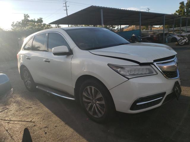 5FRYD3H48FB005889 - 2015 ACURA MDX TECHNOLOGY WHITE photo 4