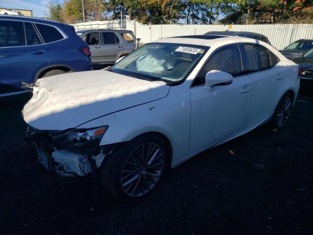 JTHCF1D25E5005961 - 2014 LEXUS IS 250 WHITE photo 1