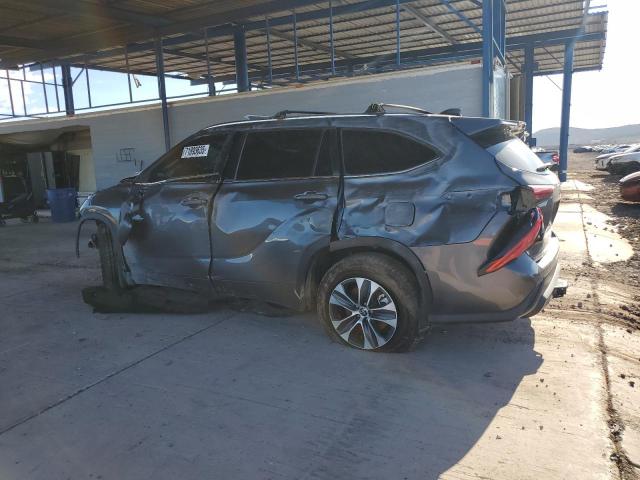5TDHZRBH4MS126123 - 2021 TOYOTA HIGHLANDER XLE ნაცრისფერი ფოტო 2