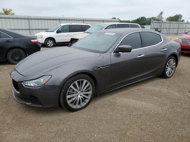 ZAM57XSA7F1146085 - 2015 MASERATI GHIBLI GRAY photo 1