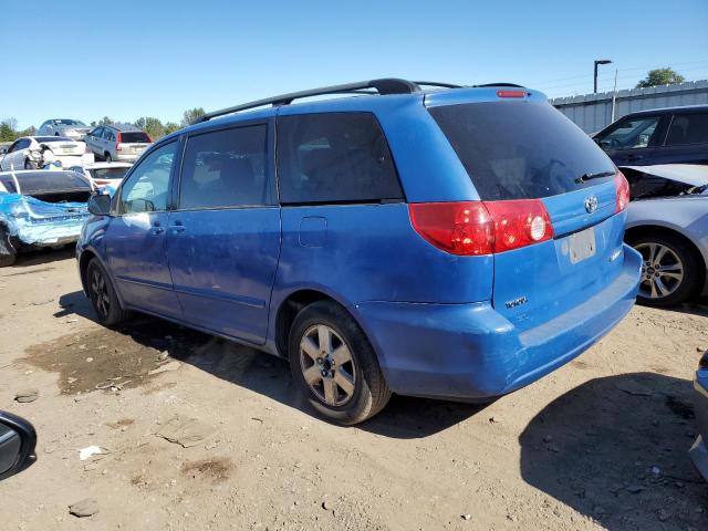 5TDZK23C58S102244 - 2008 TOYOTA SIENNA CE BLUE photo 2