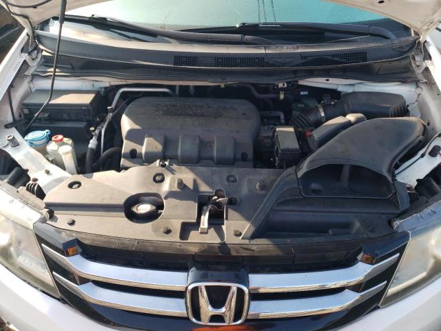 5FNRL5H95EB035222 - 2014 HONDA ODYSSEY TOURING WHITE photo 12