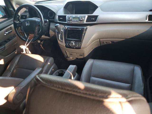 5FNRL5H95EB035222 - 2014 HONDA ODYSSEY TOURING WHITE photo 8