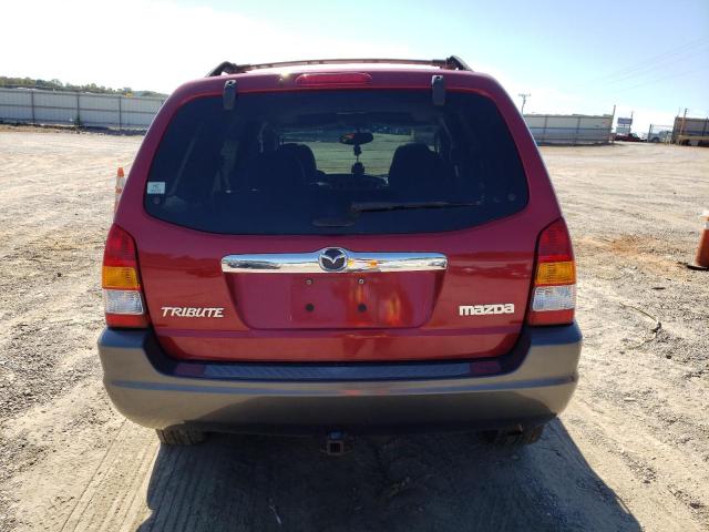 4F2CZ96194KM20762 - 2004 MAZDA TRIBUTE ES BURGUNDY photo 6