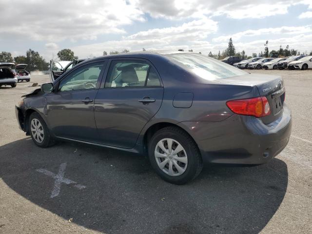 JTDBU4EE9AJ085781 - 2010 TOYOTA COROLLA BASE Темно-сірий фото 2