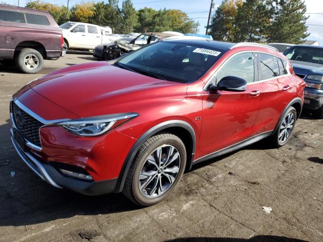 SJKCH5CR4HA027914 - 2017 INFINITI QX30 BASE RED photo 1