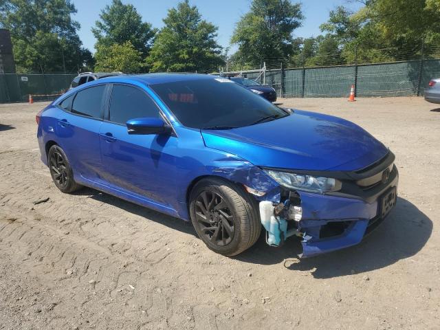 19XFC2F73JE201398 - 2018 HONDA CIVIC EX BLUE photo 4