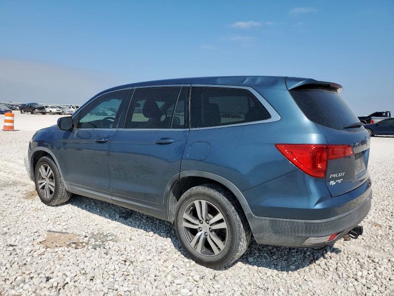 5FNYF5H37JB025347 - 2018 HONDA PILOT EX BLUE photo 2