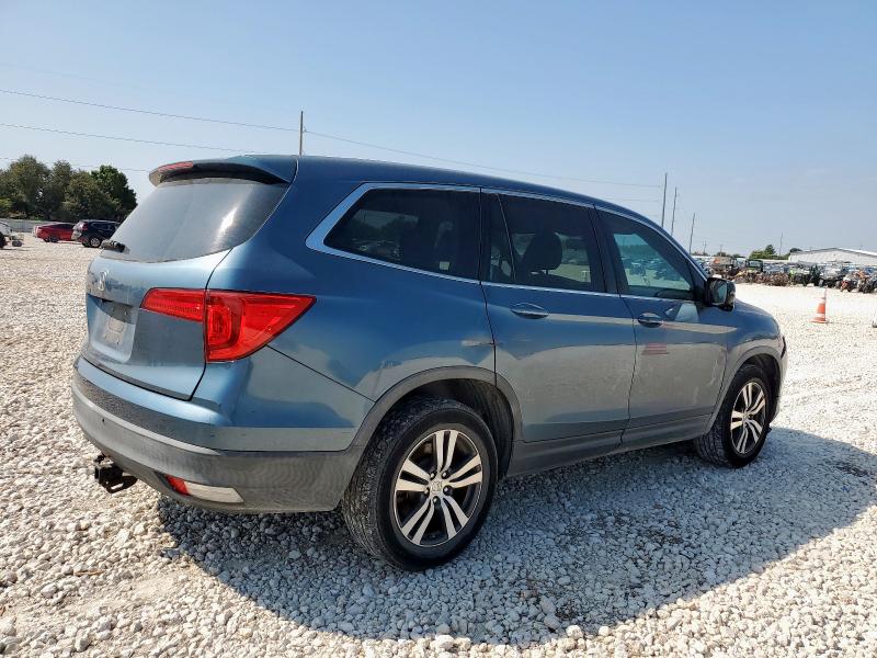 5FNYF5H37JB025347 - 2018 HONDA PILOT EX BLUE photo 3