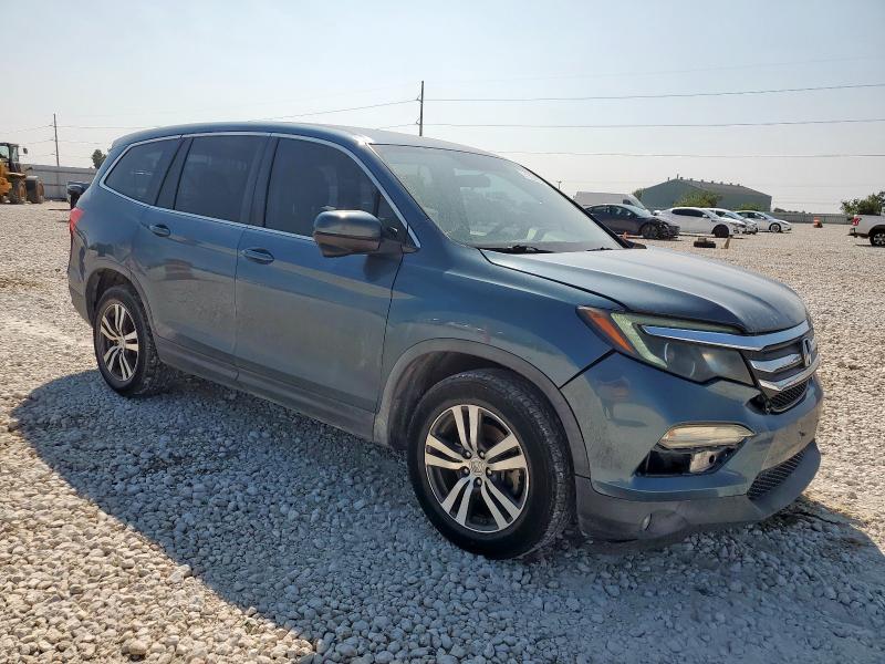 5FNYF5H37JB025347 - 2018 HONDA PILOT EX BLUE photo 4