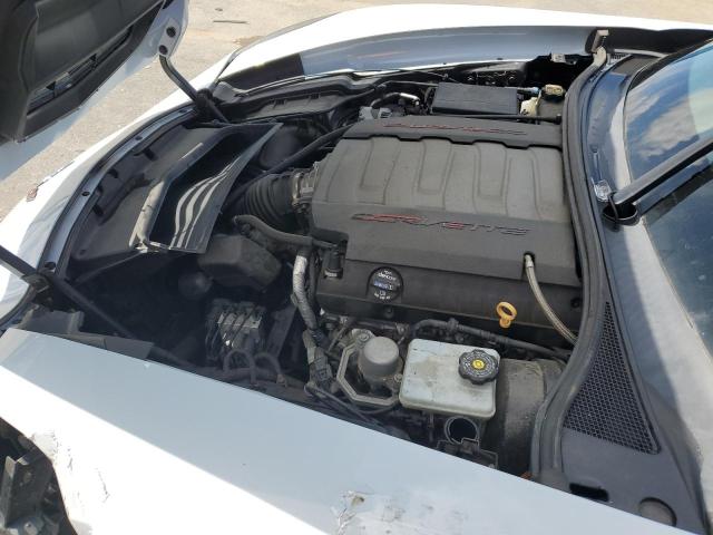 1G1YB2D70K5111808 - 2019 CHEVROLET CORVETTE STINGRAY 1LT WHITE photo 11