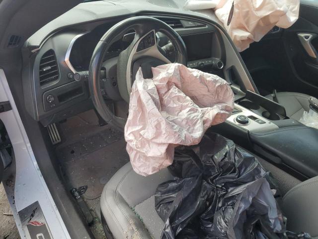 1G1YB2D70K5111808 - 2019 CHEVROLET CORVETTE STINGRAY 1LT WHITE photo 8