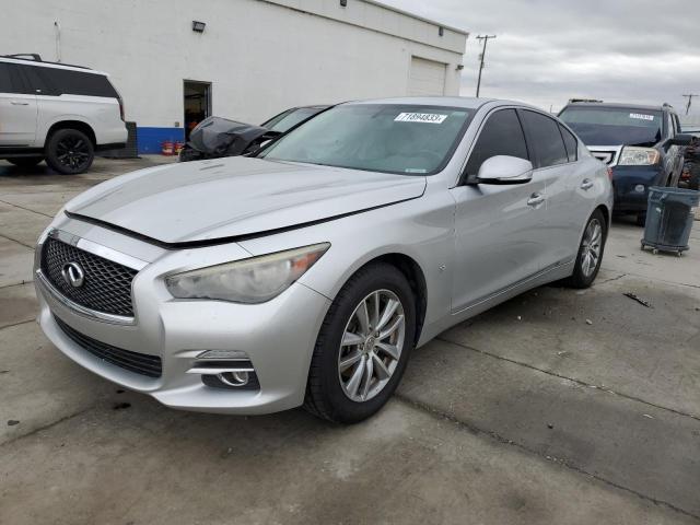 JN1BV7AR6EM681655 - 2014 INFINITI Q50 BASE SILVER photo 1