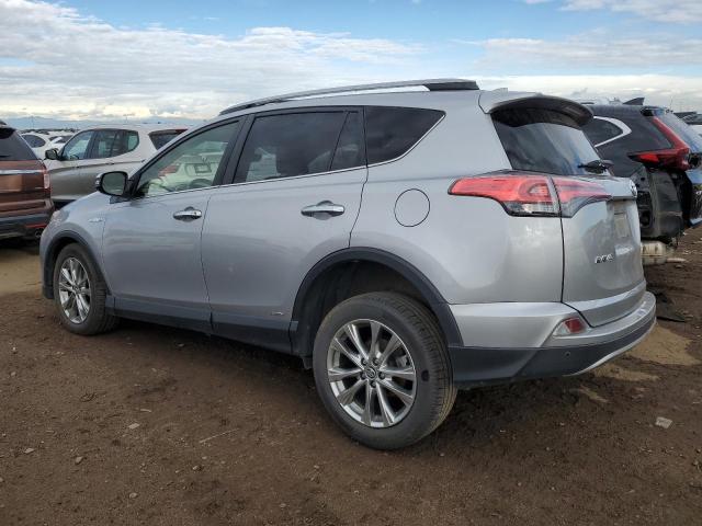 JTMDJREV7JD195533 - 2018 TOYOTA RAV4 HV LIMITED SILVER photo 2